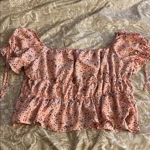 Floral crop top
